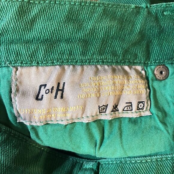 Citizens of Humanity Racer Low Rise Slim Emerald size 24-hard to find!! - Picture 6 of 12